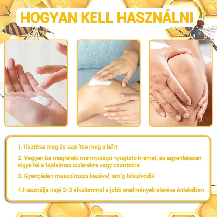 🐝🌿🐝 BEARNICA™ Bee Venom Advanced ízület- és csontkezelő krém🔥 (Utolsó napi akció, 80% kedvezmény)