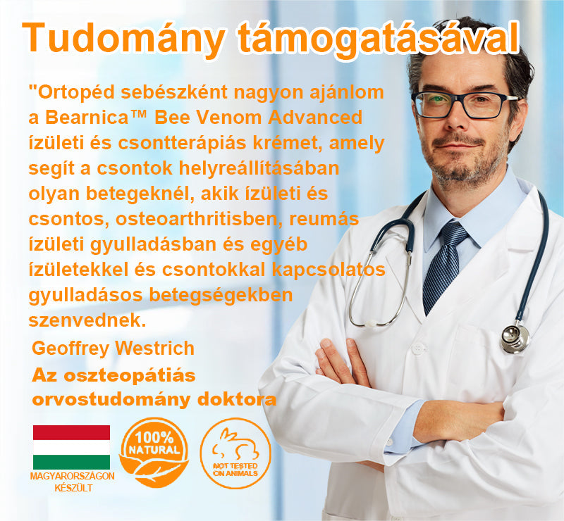 🐝🌿🐝 BEARNICA™ Bee Venom Advanced ízület- és csontkezelő krém🔥 (Utolsó napi akció, 80% kedvezmény)